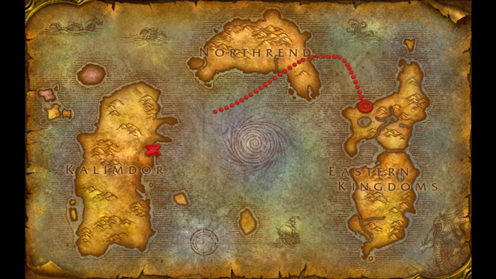 This map is contained in another map and can be zoomed into to show little, baby maps