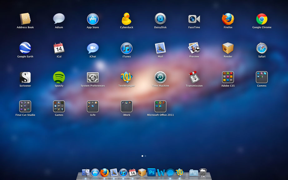 Launchpad turns your Mac into a massive iPad home screen