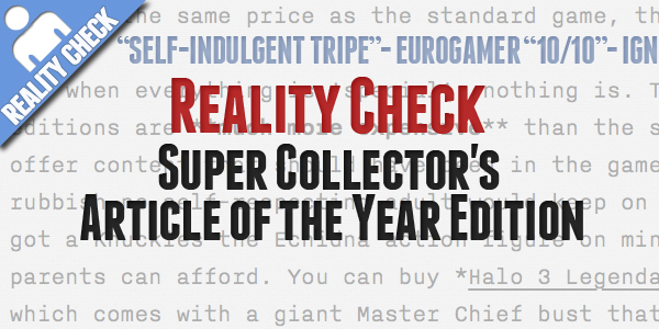 Reality Check Super Collectors Article of the Year